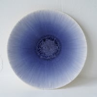 NO.22-D 岩崎龍二 Φ24㎝ 8寸リム皿 紫匂 | JIBITA