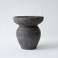 梅本尋司　NO.157　植木鉢　弥生   鮫文　size-L