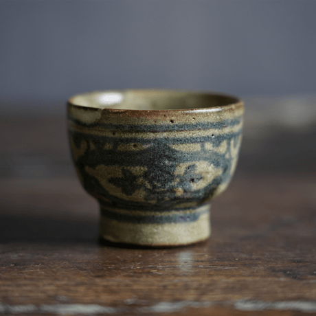 梅本尋司　U-84-5　青花杯　安南・バッチャン