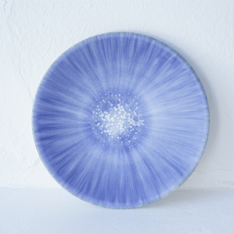 NO.7-U 岩崎龍二 Φ14.8㎝ 5寸平皿 紫匂 | JIBITA