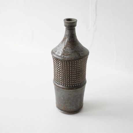 濱中史朗　花器　レオパード　スタッズ　83
