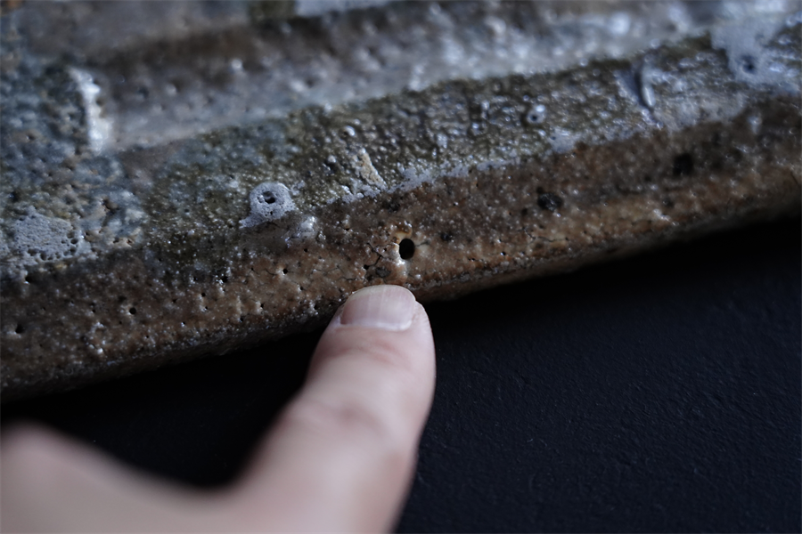 八田亨　tile plate 正方形、シンプルで使い易い NO.204 八田亨 白掛tile plate 正方中 | JIBITA