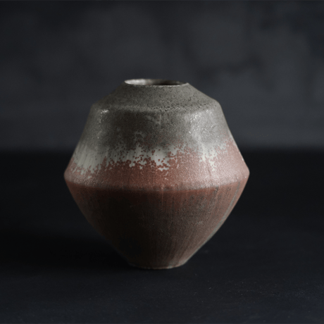 NO.39-1　　岩崎龍二　花器　　　灰流し