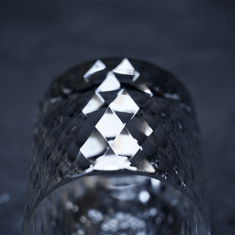 18. 西垣 聡 Diamond cut rocks glass | JIBITA