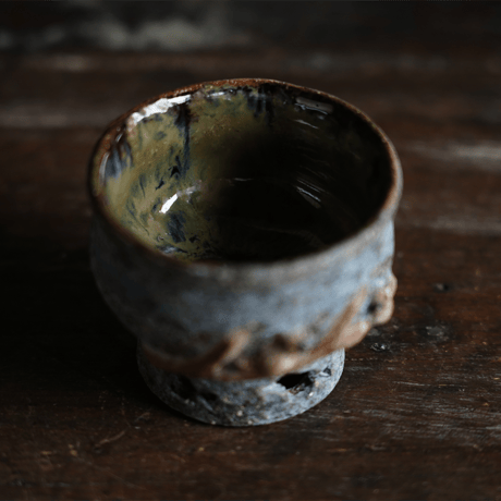 梅本尋司　U-38-4　杯　抜け雀