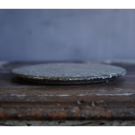 NO.262　八田亨　白掛tile　plate　円