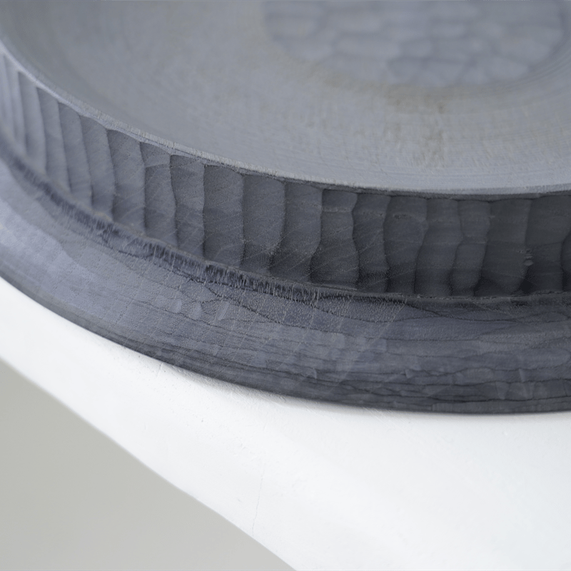 No.30 吉田欣司 台茶盤 size：大 【桜／漆】 | JIBITA