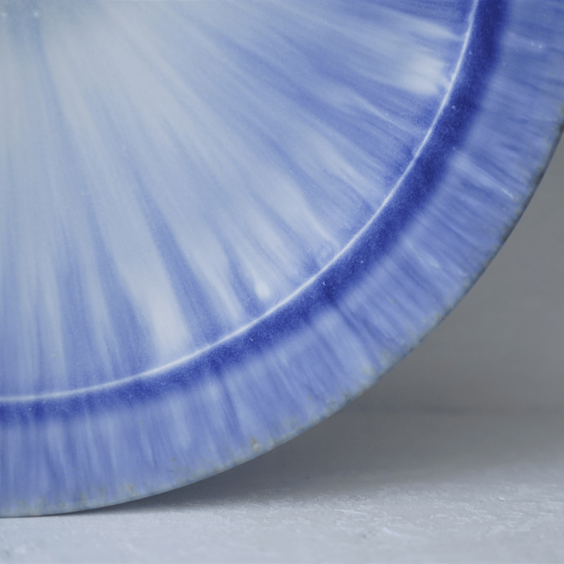 NO.22-D 岩崎龍二 Φ24㎝ 8寸リム皿 紫匂 | JIBITA