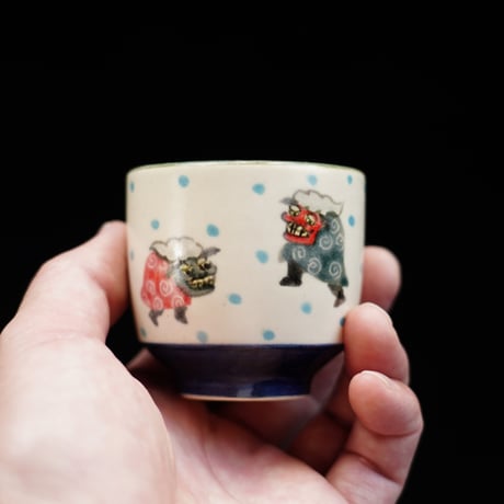 GR8FUL D】①天目 窯変 曜変 ぐい呑 酒器 虹彩 作者不明 GR8FUL