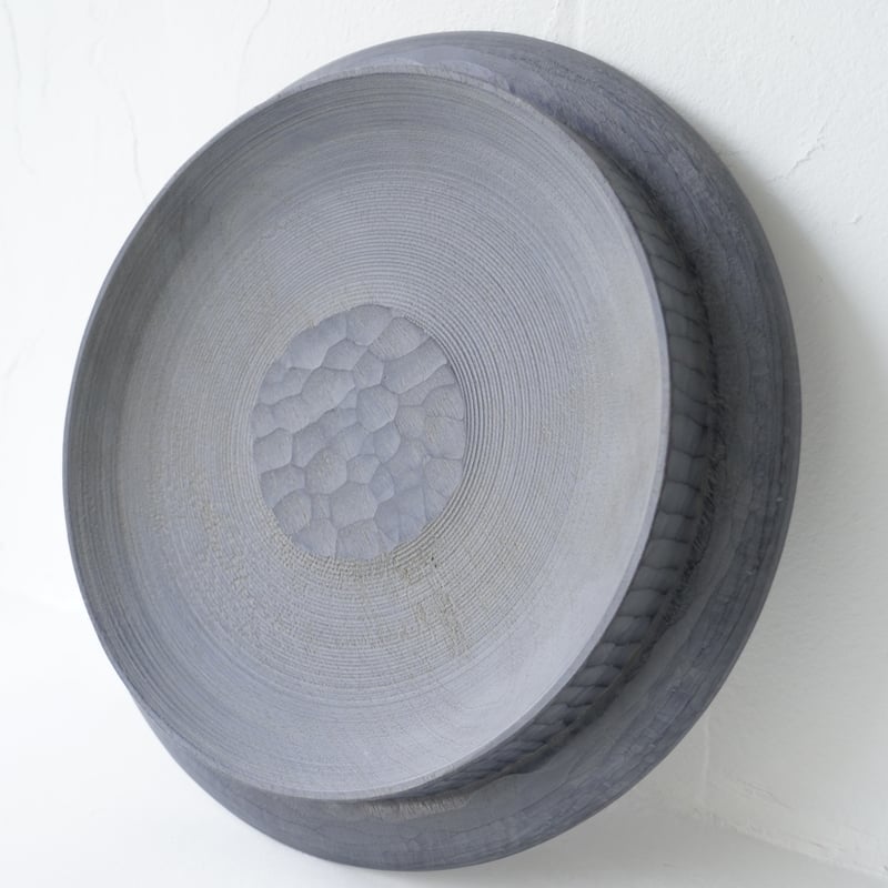 No.30 吉田欣司 台茶盤 size：大 【桜／漆】 | JIBITA