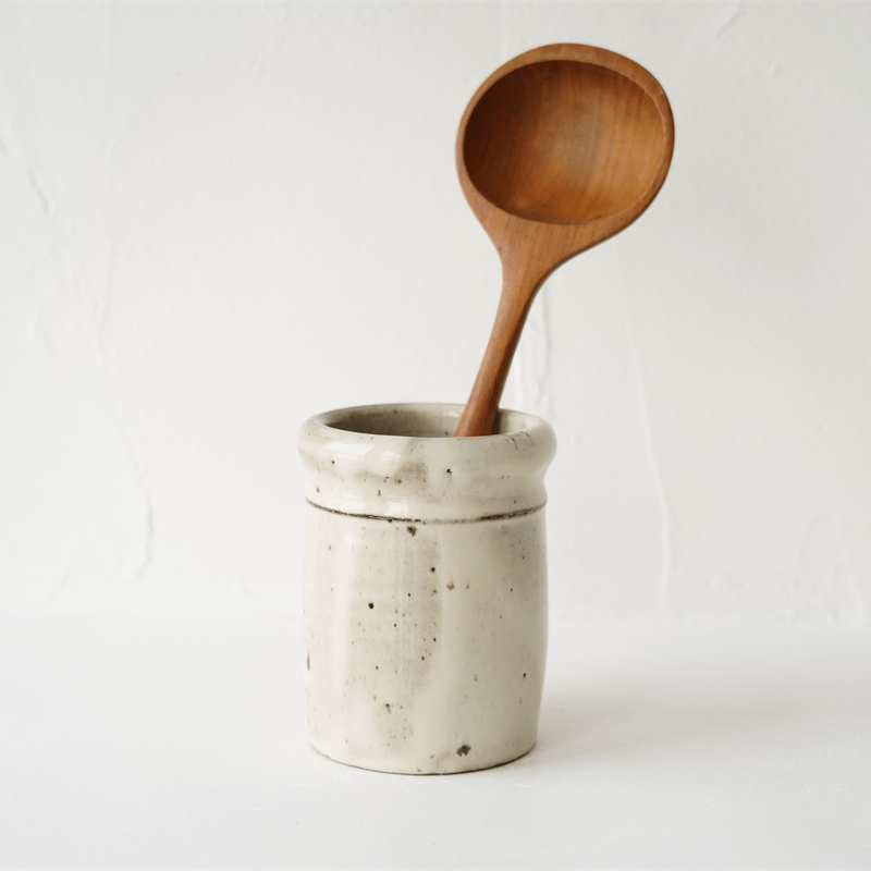 61 角掛政志 長石釉 ツール立て（カトラリースタンド）大 | JIBITA