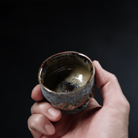 梅本尋司　U-38-4　杯　抜け雀