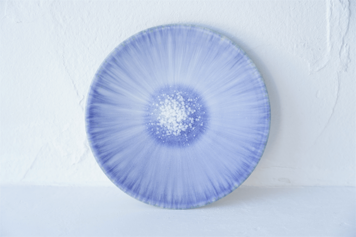 NO.7-T 岩崎龍二 Φ14.8㎝ 5寸平皿 紫匂 | JIBITA