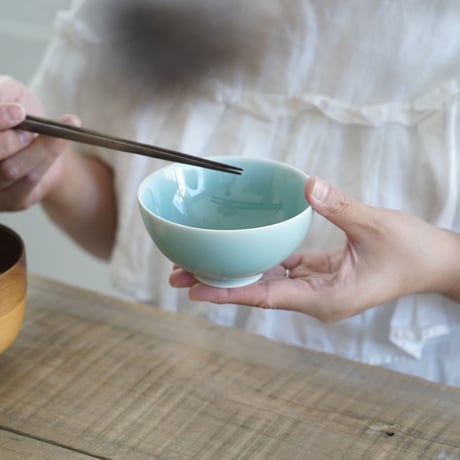 青木昌勝　青磁飯碗　小