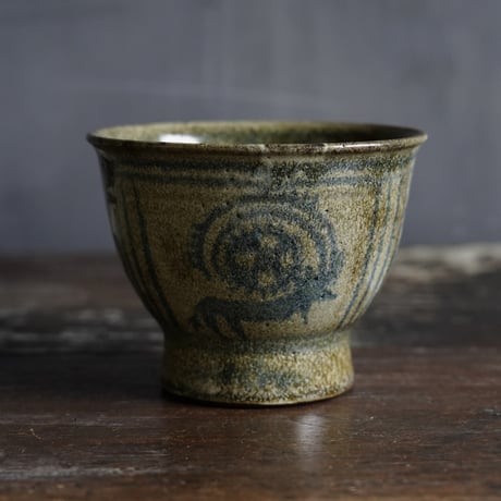 梅本尋司　U-86-1　青花茶碗　古代オリエント