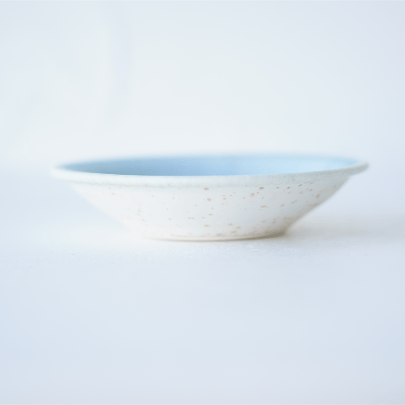 NO.6-R 岩崎龍二 Φ9.9㎝ 豆皿 アイスグリーン | JIBITA