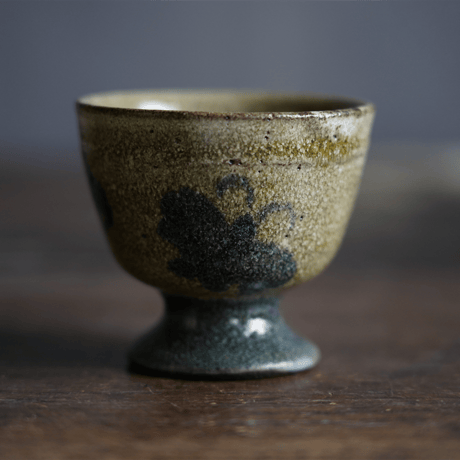梅本尋司　U-85-1　青花高杯　中国