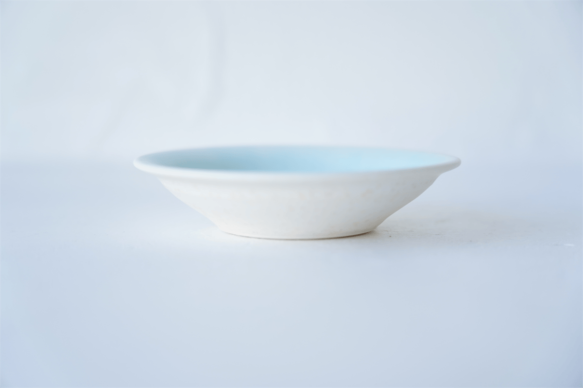 NO.6-N 岩崎龍二 Φ10.4㎝ 豆皿 アイスグリーン | JIBITA