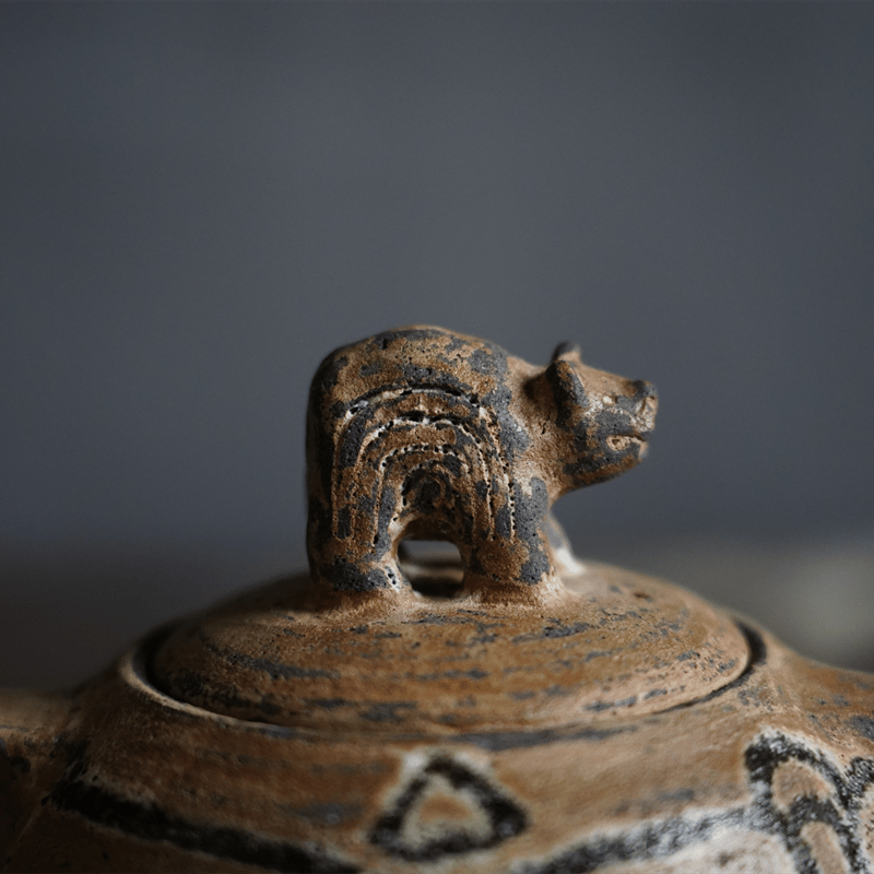 梅本尋司 U-19 急須 縄文熊 | JIBITA