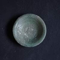 NO.186　　野口悦士　緑青丸小皿