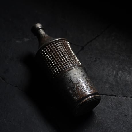 濱中史朗　花器　レオパード　スタッズ　83