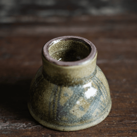 梅本尋司　U-84-3　青花杯　安南・バッチャン