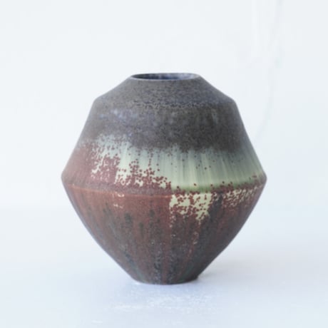 NO.39-1　　岩崎龍二　花器　　　灰流し
