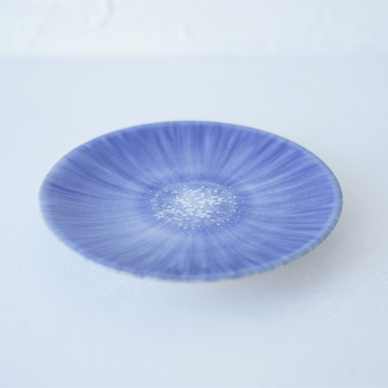 NO.7-U 岩崎龍二 Φ14.8㎝ 5寸平皿 紫匂 | JIBITA