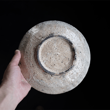NO.330　八田亨　白掛７寸皿　目跡