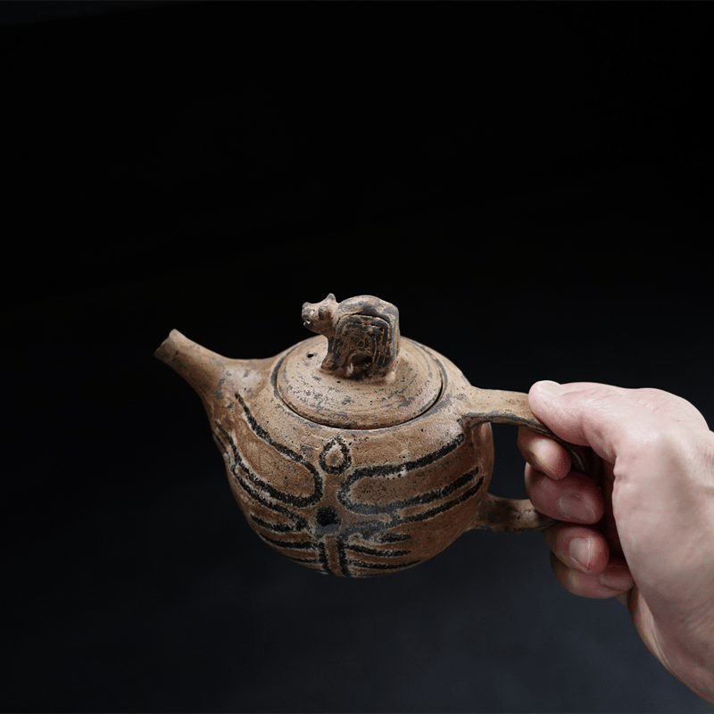 梅本尋司 U-19 急須 縄文熊 | JIBITA