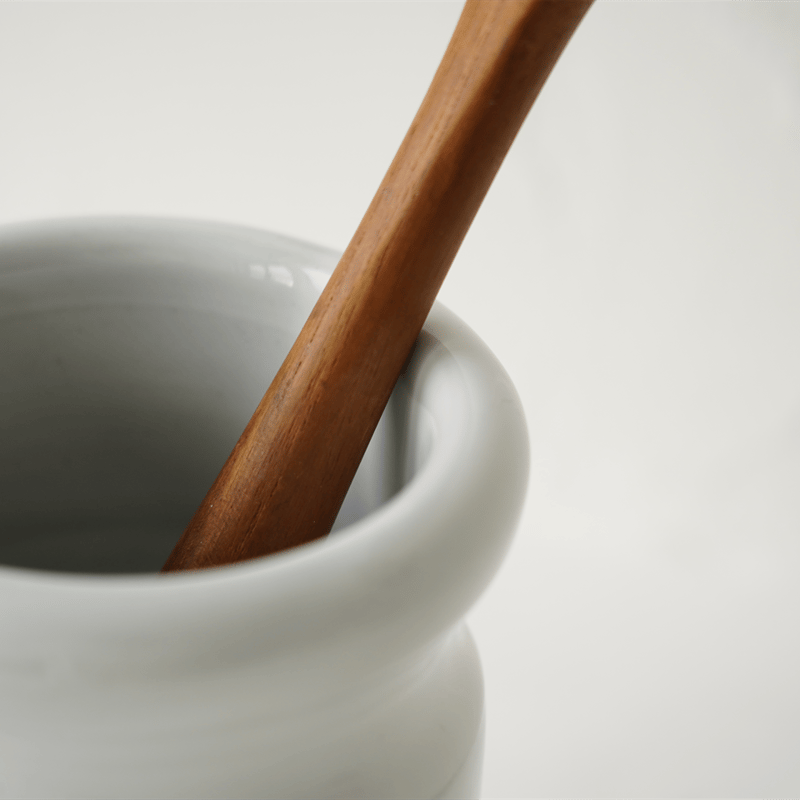 62 角掛政志 白釉 ツール立て（カトラリースタンド）大 ※個体差あり