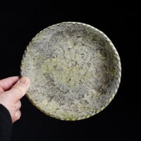 長門伸隣　　手捻丸皿　Φ17.5㎝　　A