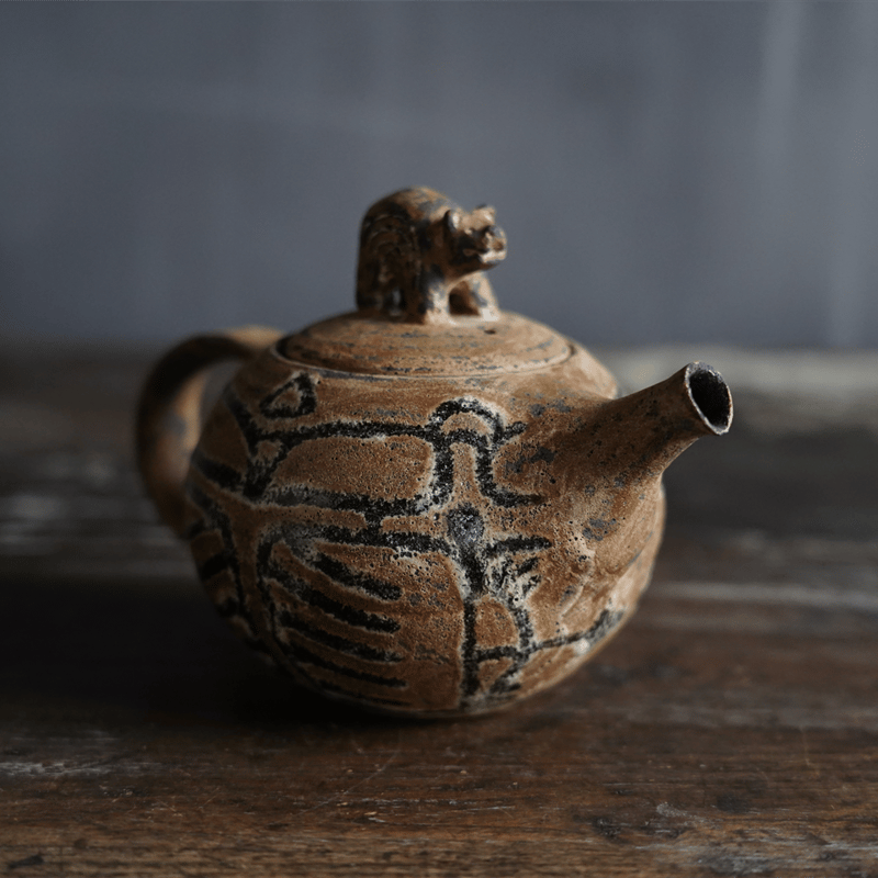 梅本尋司 U-19 急須 縄文熊 | JIBITA