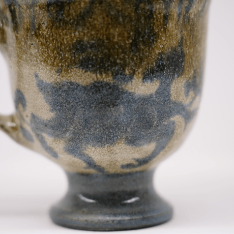 梅本尋司　U-81-3　青花脚付マグカップ　古代イスラーム