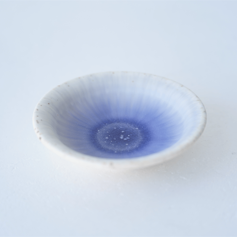 p*中様 レア 岩崎龍二 アイスグリーン＋紫匂 22cm 鉢 中鉢 リム鉢 お皿 p*中様 レア 岩崎龍二 アイスグリーン＋紫匂 22cm 鉢 中鉢 リム