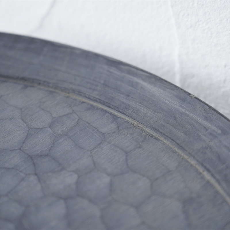 No.30 吉田欣司 台茶盤 size：大 【桜／漆】 | JIBITA