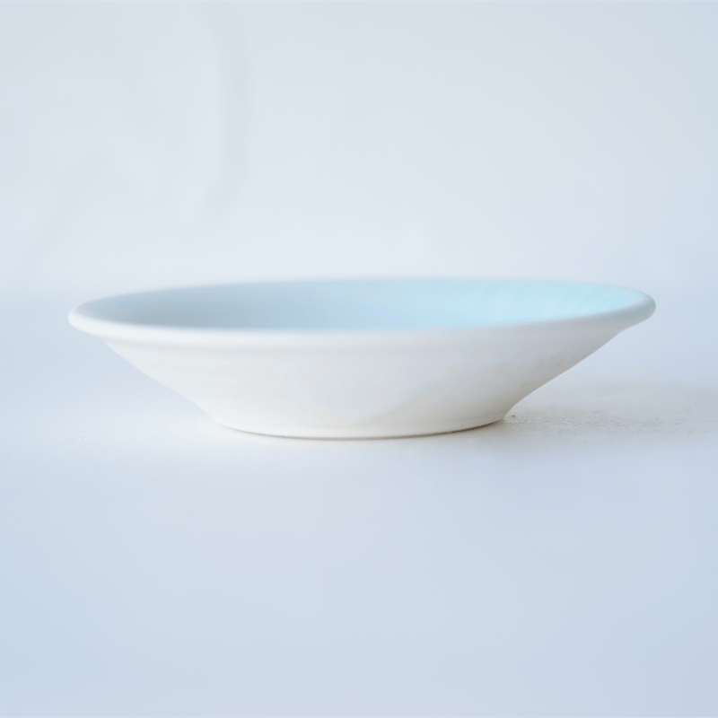 NO.6-L 岩崎龍二 Φ10.3㎝ 豆皿 アイスグリーン | JIBITA