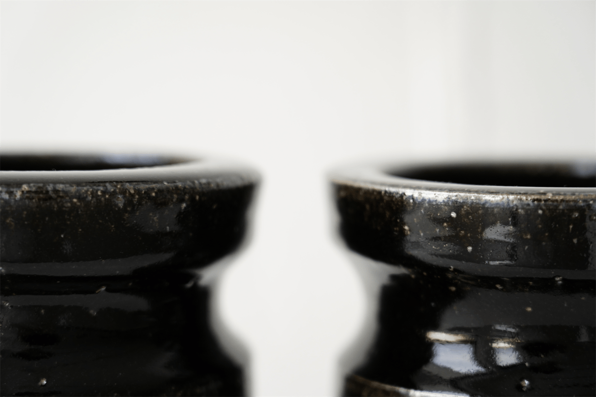 58 角掛政志 黒ツヤ ツール立て（カトラリースタンド）大 | JIBITA