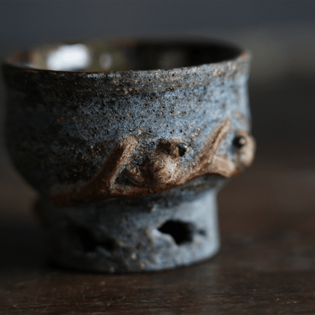 梅本尋司　U-38-4　杯　抜け雀