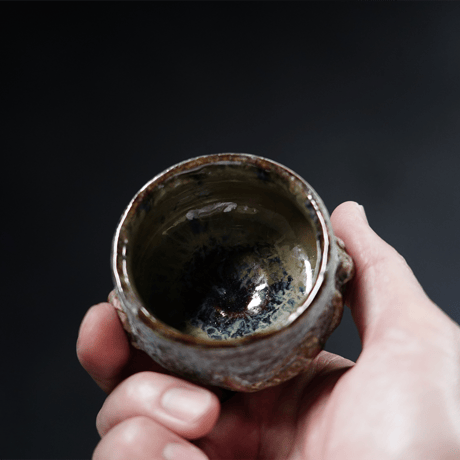 梅本尋司　U-38-1　杯　抜け雀