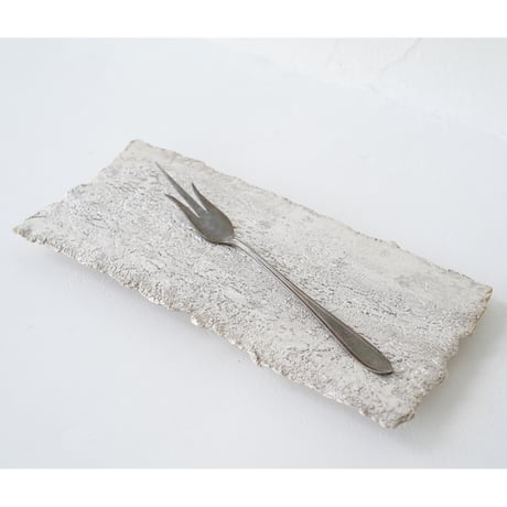 野田里美さん刷毛目銀彩リバーシブルプレート2枚 CATEGORY 野田里美 | JIBITA