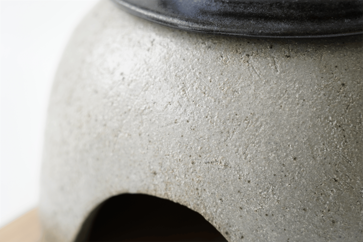 NO.25 大杉康伸 かまどはん（1合炊き） 艶黒×灰 | JIBITA