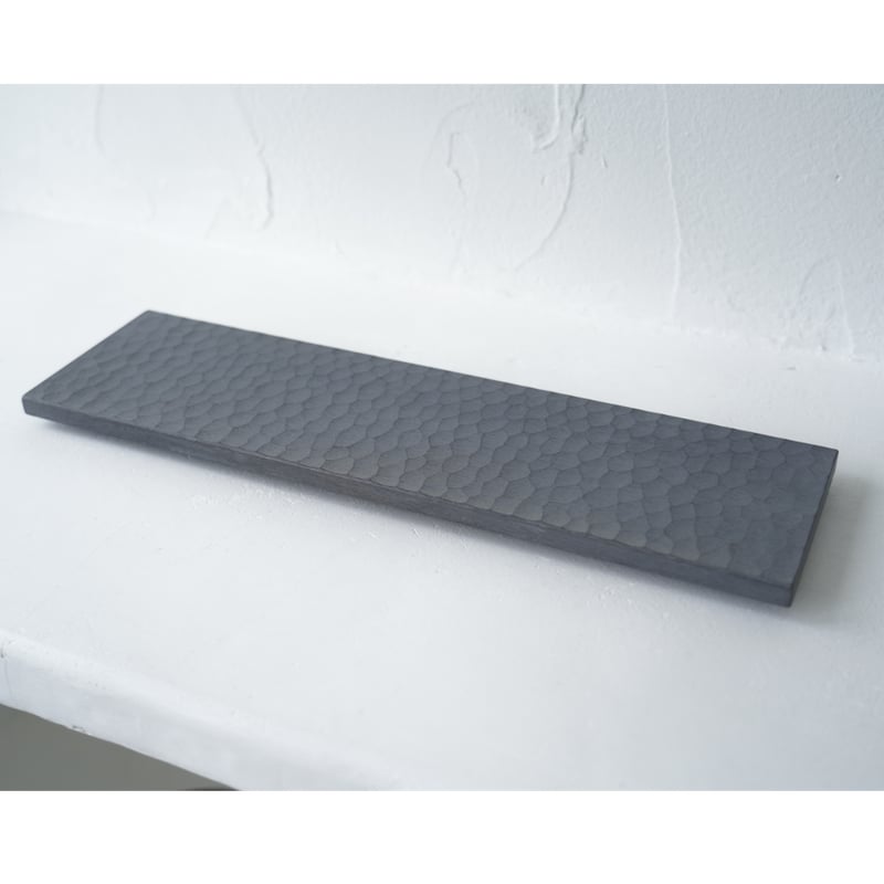 No.22 吉田欣司 長板皿 D 【胡桃／漆】 | JIBITA