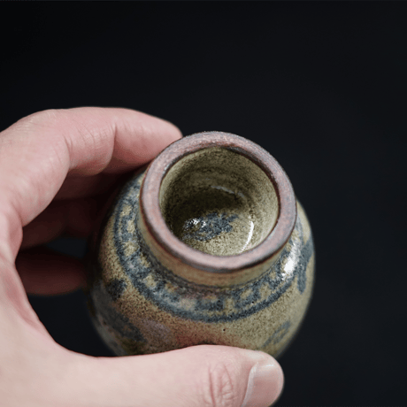 梅本尋司　U-84-2　青花杯（蜻蛉文）