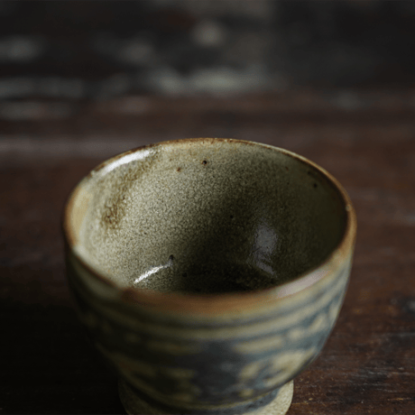 梅本尋司　U-84-5　青花杯　安南・バッチャン