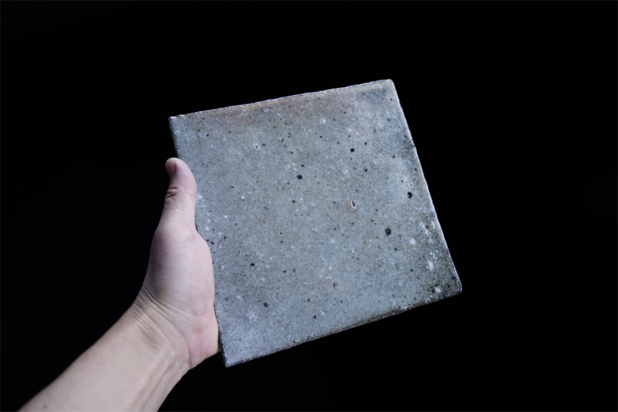 八田亨　tile plate 正方形 八田亨 tile plate 正方形 菓子皿