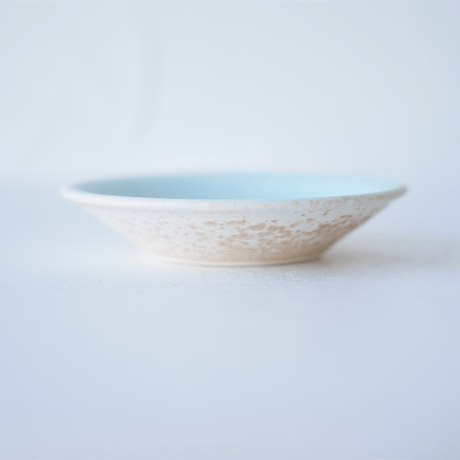 NO.6-J　　岩崎龍二　Φ10.3㎝　　豆皿　　アイスグリーン