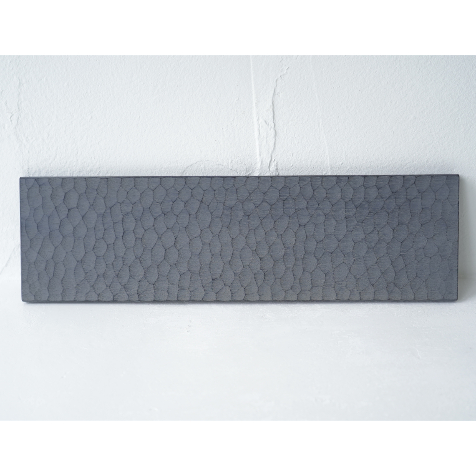 No.22 吉田欣司 長板皿 D 【胡桃／漆】 | JIBITA