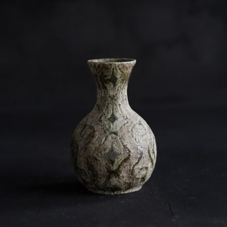 梅本尋司　NO.102　一輪挿し　アイヌ