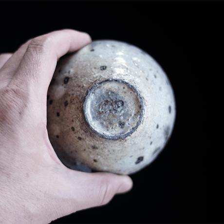 NO.121　八田亨　白掛small　bowl  ※銀継ぎ有り